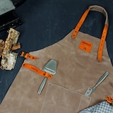 thumbnail of Boska Mr. Smith Küchenschürze Grau Pocket / mit einstellbare Band / Leder / Grau / 855 x 640 x 3 mm