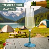 thumbnail of Milano Champagnerglas blue line 2er Set aus Polycarbonat 280 ml bruchfest BPA-frei leicht ideal für Prosecco Sekt