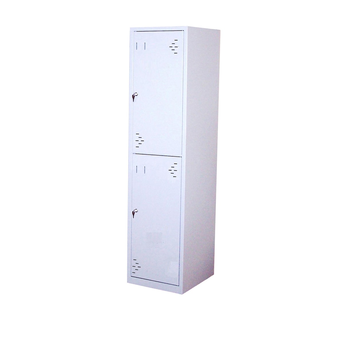 Taquilla de vestuario marca jami. Taquilla armario 2 plazas. acabado gris claro.