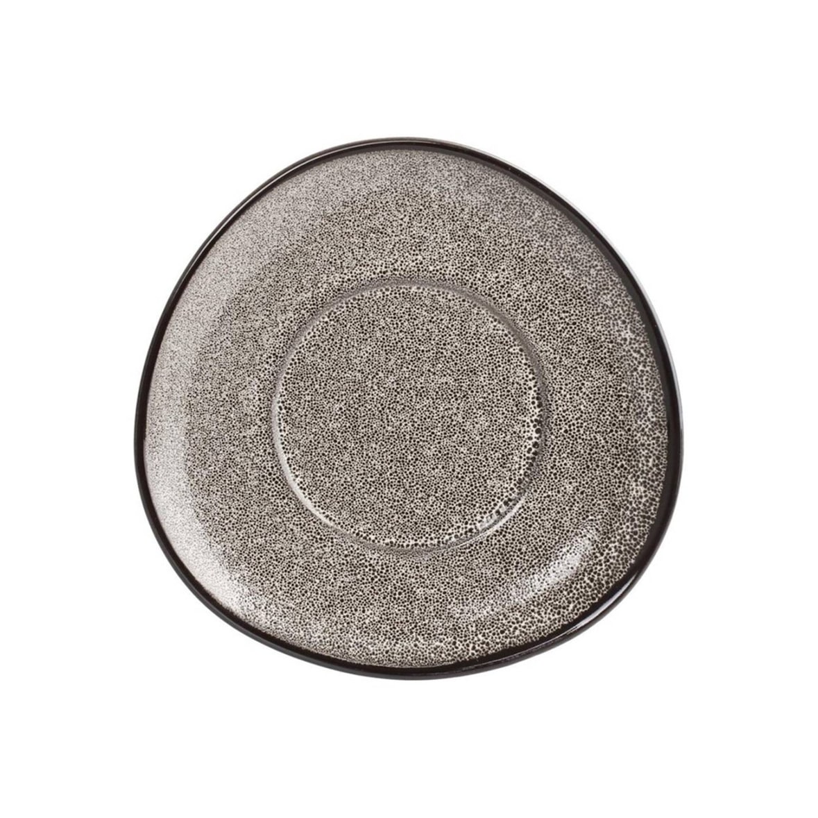 Schotels | Koffiekopjes GAS-DF179 | Porseleinen | Grijs | 6 Stuks | Ø150mm