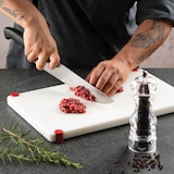 thumbnail of BISETTI - Tagliere polietilene professionale HACCP cm 40x30x2 bianco con piedini antiscivolo rossi