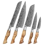 thumbnail of Hezhen - Damastmesser Set 5-teilig - B30 Master Serie