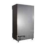 thumbnail of GastroHero Getränkekühlschrank ECO 1000 schwarz mit Schiebetüren, LED-Innenbeleuchtung & Leuchtaufsatz