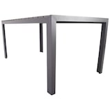 thumbnail of Garten-Esstisch, Kunststoff in Schiefer-Grau, 160 x 90 cm, Gestell Alu Schiefer-Grau, 74,5 cm Höhe, rechteckiger Outdoor-Tisch, Raburg Jerry XL