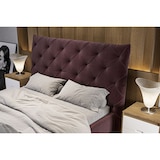 thumbnail of KAWOLA Bett ANNY Polsterbett Velvet purple 180x200cm
