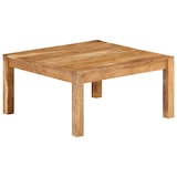 thumbnail of Table basse 80x80x40 cm Bois d'acacia massif Modèle Versailles Moderne