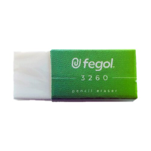 Caixa /30 Borrachas Branca Fegol 3260 B30