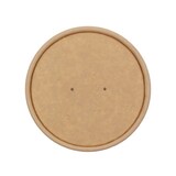 thumbnail of MONOUSO - Kraft-Kraft Kartonnen Deksel voor Kartonnen Pot Ø9,5cm (500 Stuks)