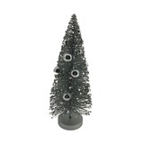 thumbnail of Tarrington House Weihnachtsbaum, Kunststoff, 11.4 x 11.4 x 32 cm, dekoriert, silber