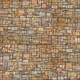 thumbnail of zaun|zu® Sichtschutzstreifen Stein Bunt bedruckter Sichtschutz 2,5m x 2,0m