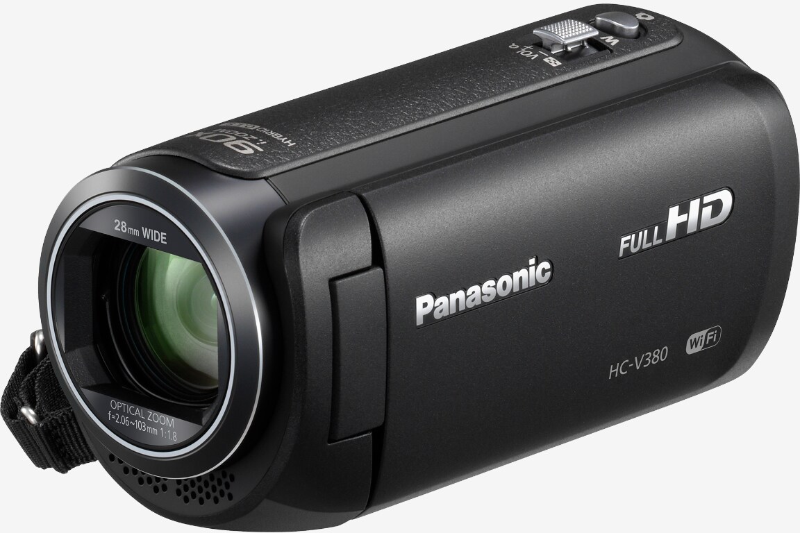 Panasonic HC-V380EG-K Camcorder Handkamerarekorder 2,51 MP MOS BSI Full HD Schwarz