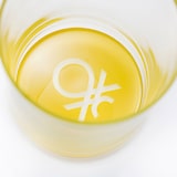 thumbnail of Benetton - Set mit 4 Wassergläsern, 0,33 l, gelbes Regenbogenglas