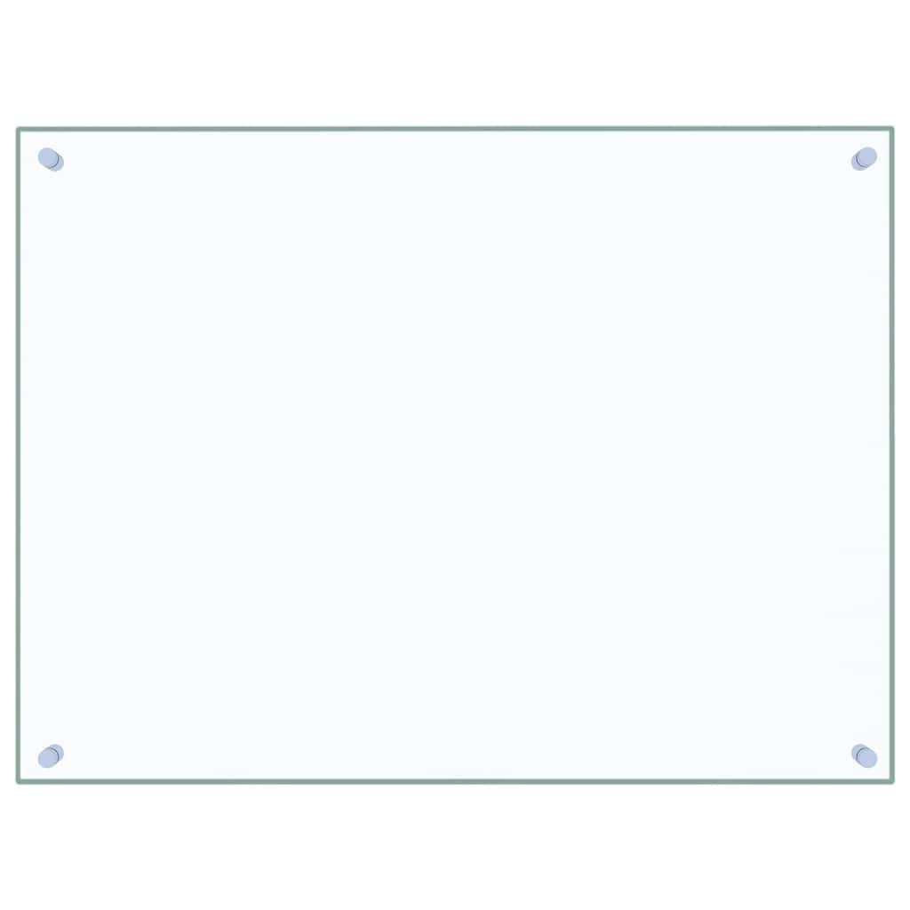 vidaXL Küchenrückwand Transparent 80x60 cm Hartglas