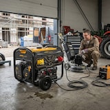 thumbnail of Groupe électrogène 8.0kVA 18CV 230V/400V Démarrage éléctrique / manuel AVR, 25L, Maison Chantier VITO
