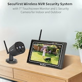 thumbnail of SecuFirst CWL401S2 Met 7 inch monitor en 2x Draadloze Beveiligingscamera - Zwart