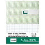 thumbnail of Exacompta 413E Kladde mit kaschiertem Leineneinband, DIN A4, 150 Blatt, 110g, kariert - Schwarz