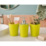 thumbnail of 3tlg Badezimmer Set MARTA Grün 1x Seifenspender & 2x Becher – 2x 24171 & 1x 24172