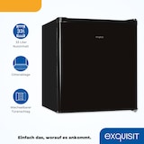 thumbnail of Exquisit Mini Gefrierschrank GB05-040E schwarz | 33 l Nutzinhalt | 4*-Gefrieren | Temperaturregelung