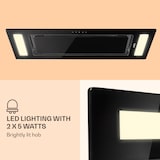 thumbnail of Klarstein Remy Deckenhaube 90 cm 619 m³/h 230W 3 Stufen  Fernbedienung Schwarz