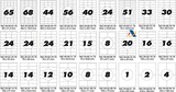 thumbnail of Caja con 100 hojas tamaño A4 de etiquetas con cantos rectos de 70X36 MM