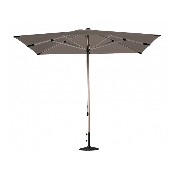 Parasol Sélène, 3x2m - SUNTOP - toile polyester taupe