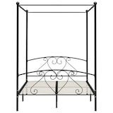 thumbnail of vidaXL Himmelbett-Gestell Schwarz Metall 140 x 200 cm