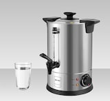 thumbnail of METRO Professional Chaleira / dispensador de vinho quente GWB1006, aço inoxidável, 6 L, 1300 W, 40 chávenas, com indicador do nível de água, prateado