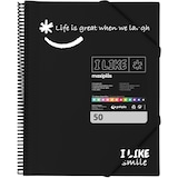 thumbnail of Pasta 50 capas com espiral Maxiplás "LIKE" Preto