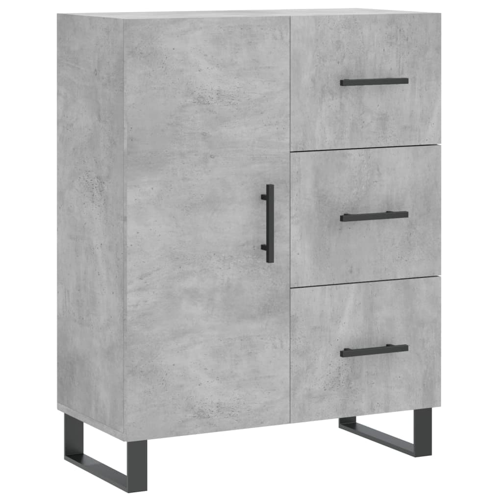 vidaXL Sideboard Betongrau 69,5x34x90 cm Holzwerkstoff