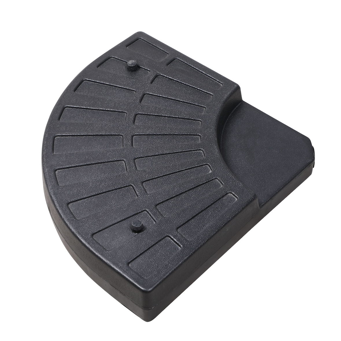 METRO PROFESSIONAL Parasolvoet, beton/kunststof, 65 x 49 cm, zwart