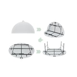 thumbnail of METRO PROFESSIONAL Mesa alta plegable para banquetes Pamua, acero, tablero HDPE, Ø 180 x 74 cm, blanco