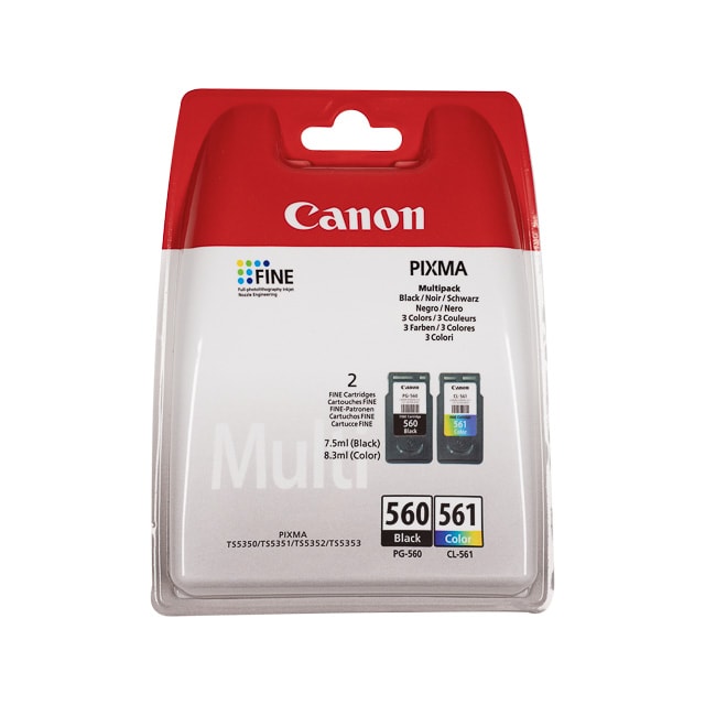 Tinten CANON PG560+CL561 CANON TS5350 TINTE (2) BK+CL