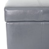 thumbnail of Aufbewahrungs-Truhe Sitzbank Kriens, Leder + Kunstleder, 112x45x45cm FSC®-zertifiziert ~ grau