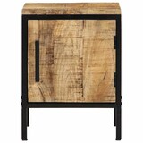 thumbnail of vidaXL Nachttisch Braun und Schwarz 30 x 30 x 40 cm Massivholz Mango
