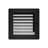 thumbnail of Griglia di ventilazione per camino 17x17 nera con tapparelle avvolgibili