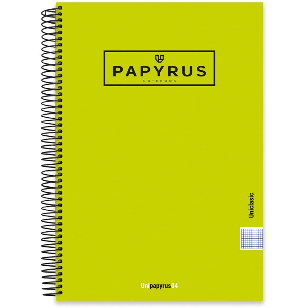 Pack de 5 cuadernos Tapa extradura Tamaño Folio con 80 hojas. Formato Cuadrícula 4mm. Color Verde