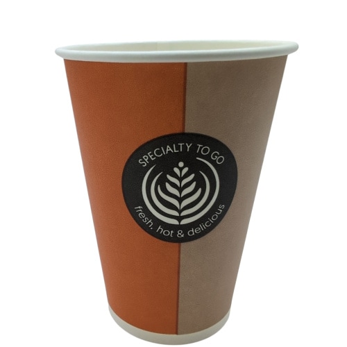 2500 Kaffeebecher 180 ml Ø 70 x 93 mm "Specialty to Go" – Coffee to Go Becher