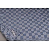 thumbnail of DoubleDry Theedoeken 12 st - 100% katoen - blokpatroon - geblokt - horeca ruit - blauw