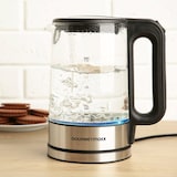 thumbnail of GOURMETmaxx Glas-Wasserkocher LED 1,7l  - Edelstahl/schwarz