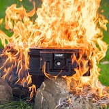 thumbnail of HMF 250452 Feuerfeste Wasserdichte Dokumentenbox, DIN A4, 44,5 x 16,5 x 33 cm, Schwarz
