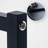 thumbnail of Kledingrek Melva zwart/120x38x120