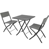 thumbnail of tectake Conjunto de ratán Trevi - Gris