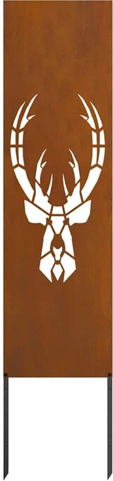 thumbnail of vidaXL Garten dekoratives Panel Tiermuster Rostig 32 x 140 cm