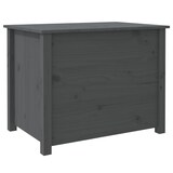 thumbnail of vidaXL Couchtisch Grau 71x49x55 cm Massivholz Kiefer
