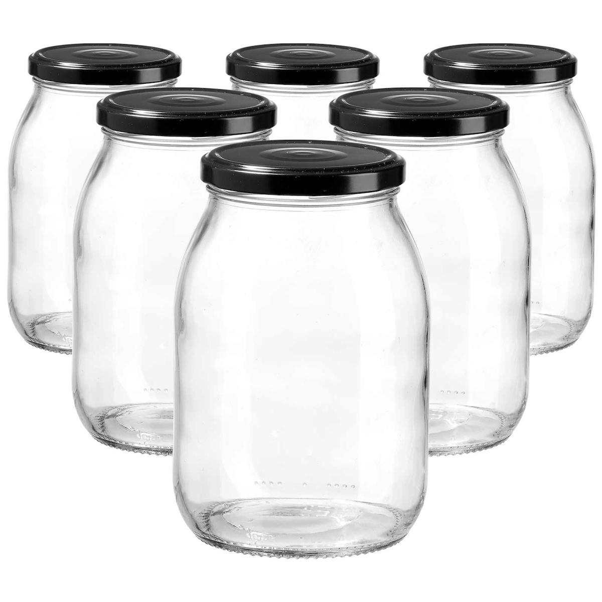 Ritzenhoff & Breker Kitchen Love Einmachglas 1 l 6er Set