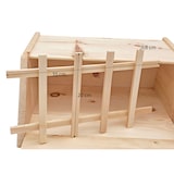thumbnail of Metallfreie Brotbox mit Klappe und Gravur aus Zirbenholz Massiv Brotkasten 40.10-047