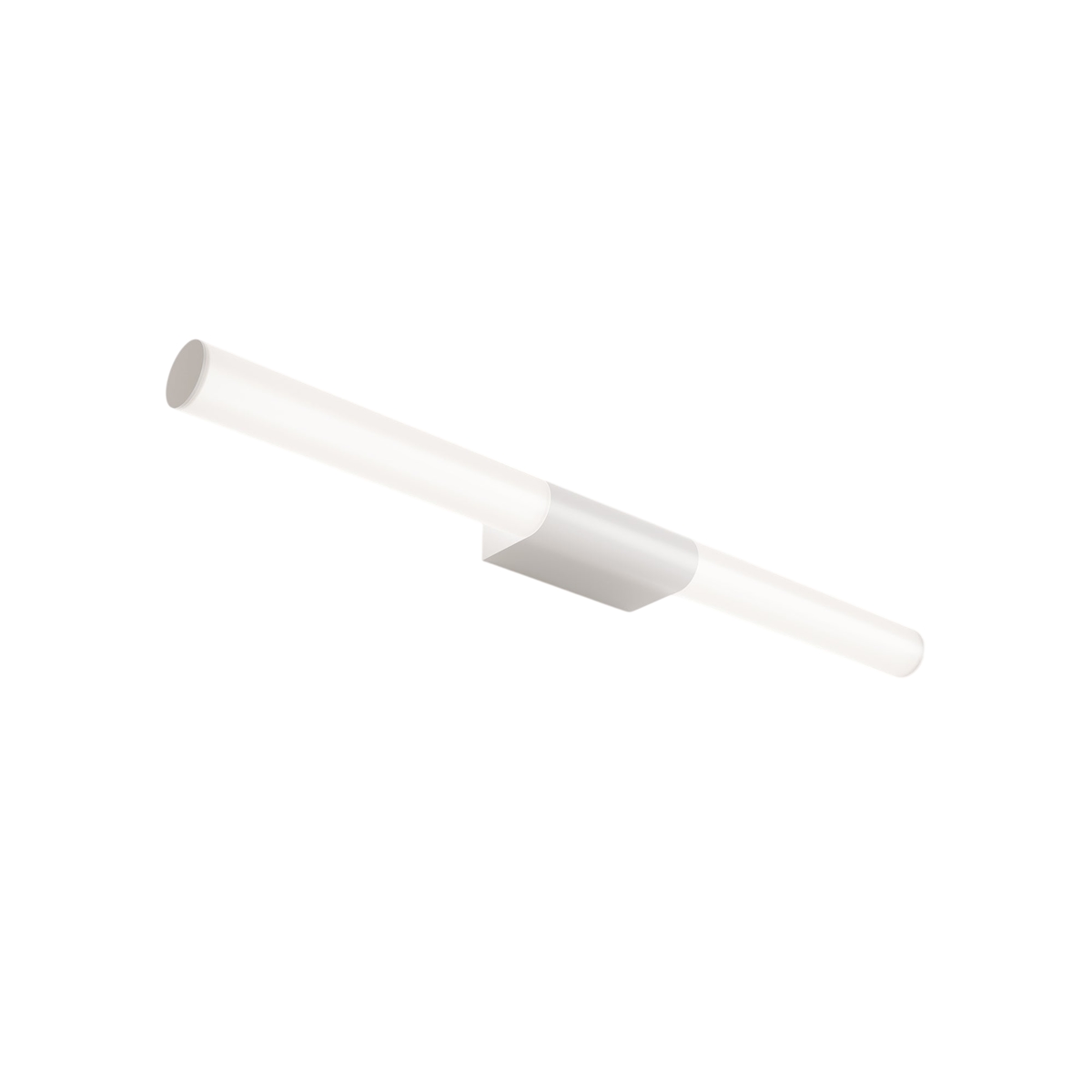 Zafferano Sticks LED-Wand- und Deckenleuchte, 23W, Aluminium Mattweiß, 71cm, Polycarbonat-Diffusor, IP54, verstellbar, Farbwiedergabeindex CRI 90