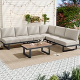 thumbnail of Merax tuin loungeset, 6 personen, grijs
