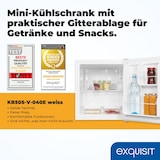 thumbnail of Exquisit Mini Kühlschrank KB505-V-040E weiss | 40 l Nutzinhalt | Türanschlag wechselbar | 45 cm Breite