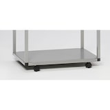 thumbnail of PROREGAL Fahrwerksatz für Müllsackhalter aus Vierkantrohren 240/1000 Liter | Silber